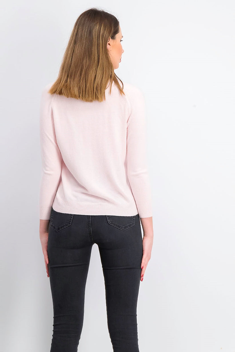 Karen Scott Women's Petite Luxsoft Button Cardigan Pink Size Petite Small