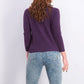 Karen Scott Women's Luxsoft Button Cardigan Med Purple Size Petite Medium