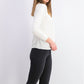 Karen Scott Women's Petite Luxsoft Button Cardigan White Size Medium