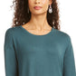 Style & Co Drawstring Tie-Cuff Top Green Size XX-Large