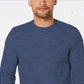 Alfani Men's Heathered Sweatshirt Navy Size Medium