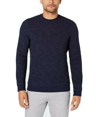 Alfani Men's Heathered Sweatshirt Blue Size X-Large