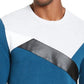INC International Concepts Men's Colorblocked Sweater Blue Size XXX-Large