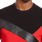 INC International Concepts Men's Colorblocked Sweater Medium Red Size Extra Large