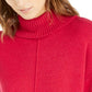 Alfani Women's Dropped-Shoulder Turtleneck Claret Rose Size Large