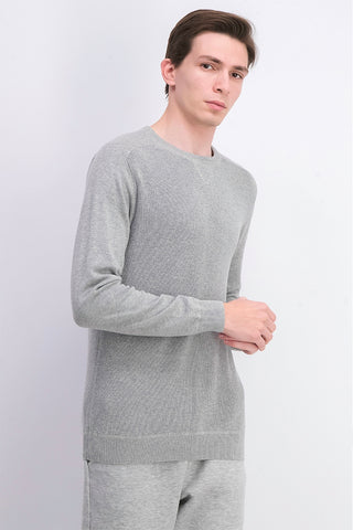 Club Room Men's Pima Cotton Crew Neck Sweater Gray Size XX-Large