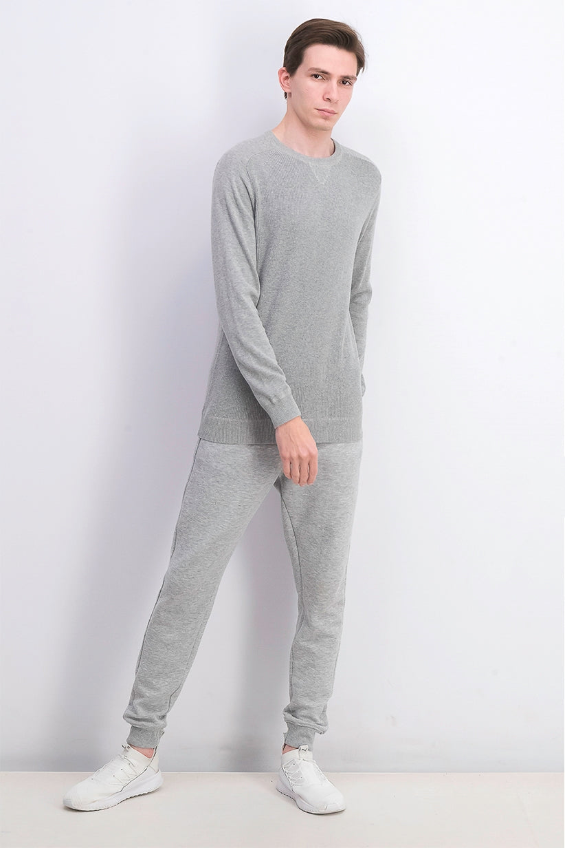 Club Room Men's Pima Cotton Crew Neck Sweater Gray Size XX-Large