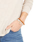 Style & Co Women's Long-Sleeve Crewneck Top Beige Size Petite