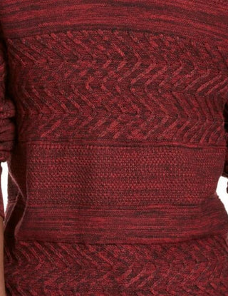 American Rag Men's Multi-Textured Shawl-Collar Sweater Wine Size Small