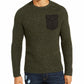 American Rag Men's Crewneck Pocket Sweater Green Size Extra Large