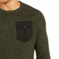 American Rag Men's Crewneck Pocket Sweater Green Size Extra Large