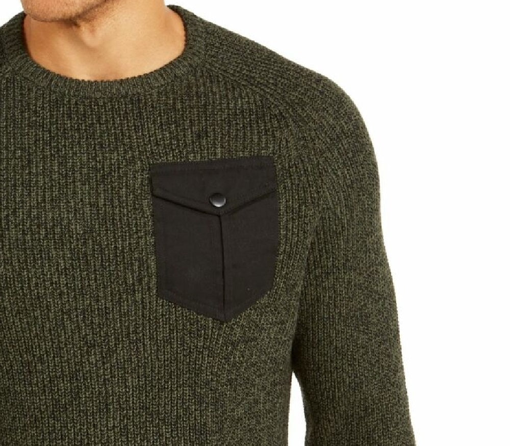 American Rag Men's Crewneck Pocket Sweater Green Size Extra Large