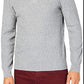 Tasso Elba Men's Check Sweater Grey Size Small
