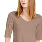 Alfani Women's V-Neck Swing Tunic  Dark Pink Size Extra Small