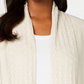 Karen Scott Women's Open-Front Cardigan  Dark Beige Size 2 Extra Large