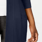 Karen Scott Women's Open-Front Cardigan Navy Size Extra Small