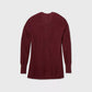 Karen Scott Women's Open-Front Cardigan Red Size Large
