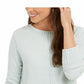 Style & Co Women's Petite Chenille Sweater Green Size Large