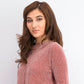 Style & Co Women's Petite Chenille Sweater Purple Size Large
