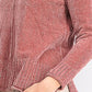 Style & Co Women's Petite Chenille Sweater Purple Size Large