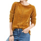 Style & Co Women's Chenille Sweater Yellow Size P/P