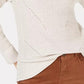 Style & Co Women's Petite Marled-Knit Sweater Beige Size Large