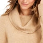 Style & Co Women's Petite Cowlneck Sweater Brown Size Extra Large