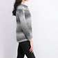 Style & Co Women's Petite Cowlneck Sweater Gray Size Small