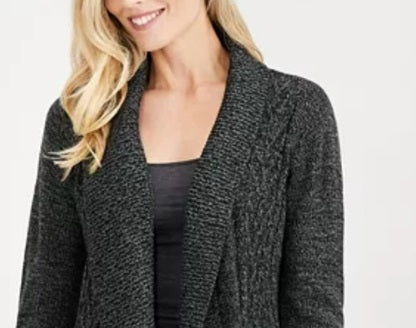 Karen Scott Women's Cocoon Cardigan Rustcopper Size X-Large