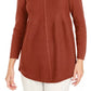 Style & Co Women's Knit Mixed Stitch Tunic Beige Size Medium