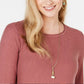 Style & Co Women's High Low Tunic Sweater Beige Size X-Large