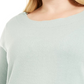 Karen Scott Women's Ballet Neckline Sweater Navy Size 1X
