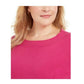 Karen Scott Women's Ballet Neckline Sweater Raspberry Size 2X