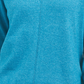 Karen Scott Women's V-Neck Pullover Sweater  Blue Size Small