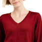 Karen Scott Women's V-Neck Pullover Sweater Pink Size Small