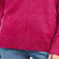 Karen Scott Women's V-Neck Pullover Sweater Magenta Size Large