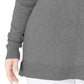 Karen Scott Women's Plus Size Scoop-Neck Seamed Sweater Gray Size Extra Large