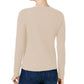Charter Club Women's Cotton Quilted Zip-Front Cardigan Beige Size Large