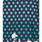 Charter Club Women's Printed Boat-Neck Top Blue Size Large