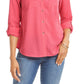Charter Club Women's Two-Pocket Shirt Pink Size Medium