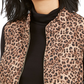 Charter Club Women's Animal-Print Quilted Vest Beige Size Small