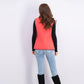 Charter Club Women's Quilted Stand-Collar Vest Orange Size Extra Large