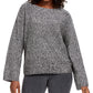 Style & Co Women's Marled Flared-Sleeve Sweater  Gray Size Medium