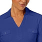 Karen Scott Women's Cotton Johnny-Collar Utility Shirt Ultra Blue Size Small
