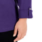 Karen Scott Women's Plus Size Solid V-Neck Woven Top Purple Size X-Large