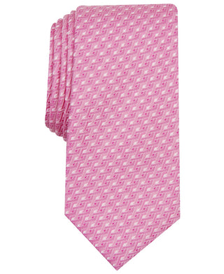 Alfani Men's Geometric Tie Purple Size Regular