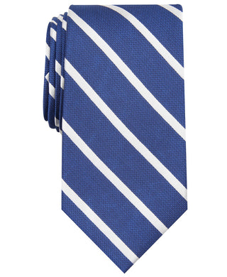 Club Room Men's Stripe Tie Size Regular Blue