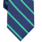 Club Room Men's Stripe Tie Dark Green Size Regular
