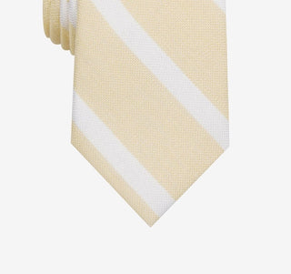Bar III Men's Lovett Stripe Skinny Tie Yellow Size Regular