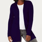 Karen Scott Women's Shawl-Collar Cardigan Med Purple Size Small